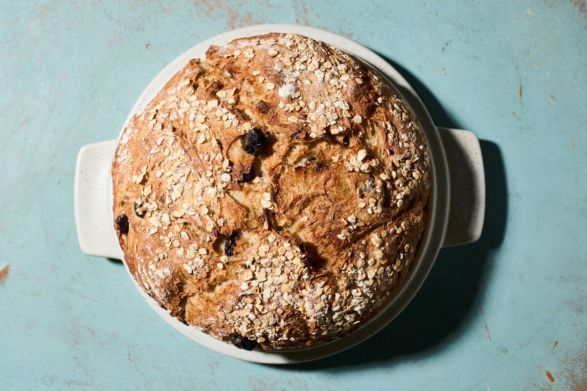 Cranberry Oat Walnut Bread