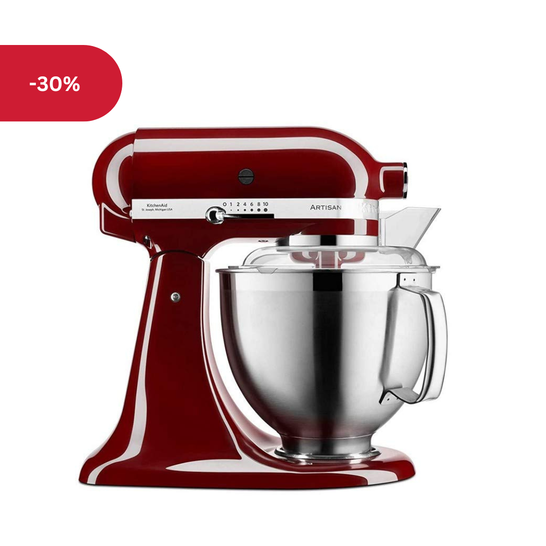 4.8L Artisan Mixer Crimson Red