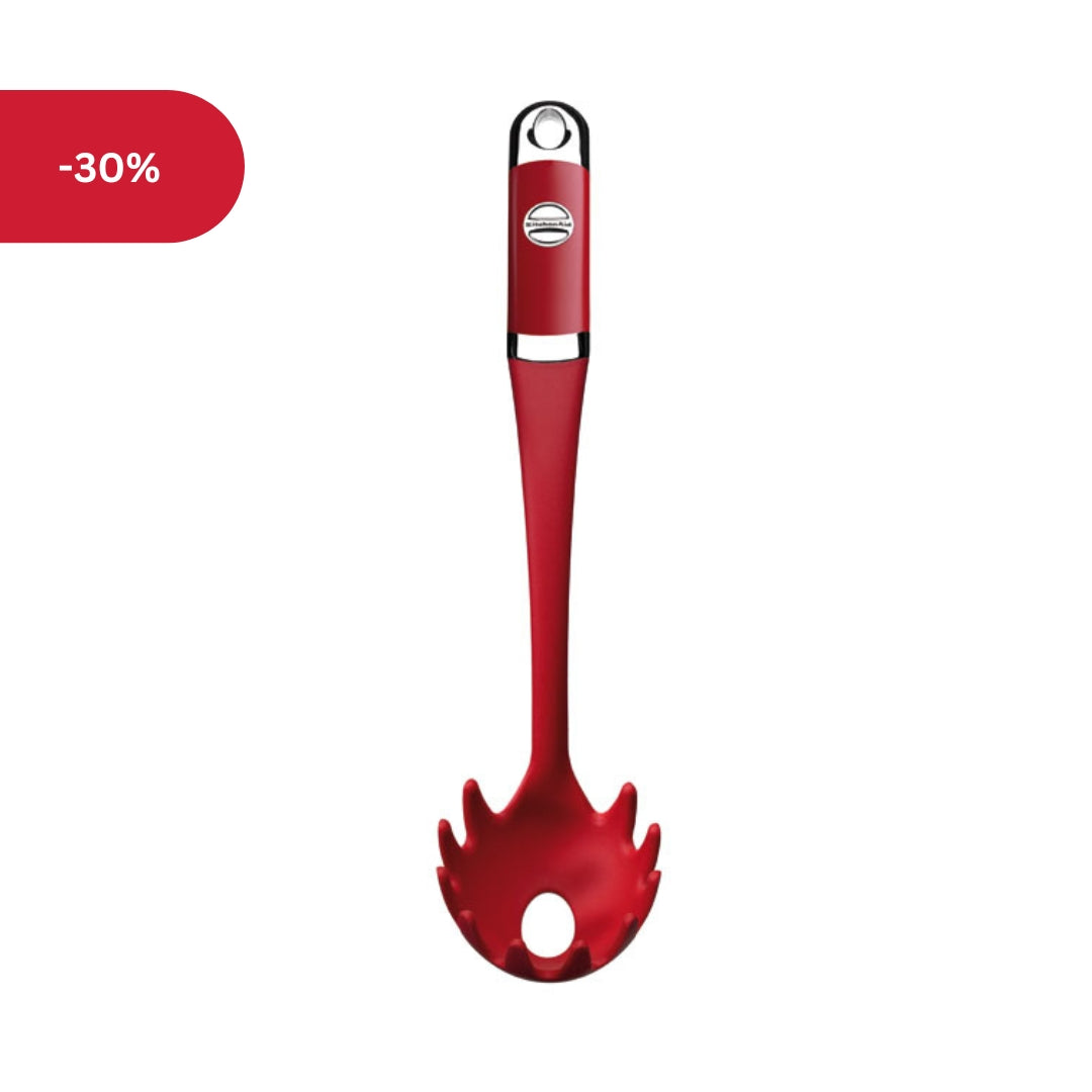 Silicone Pasta Server Red