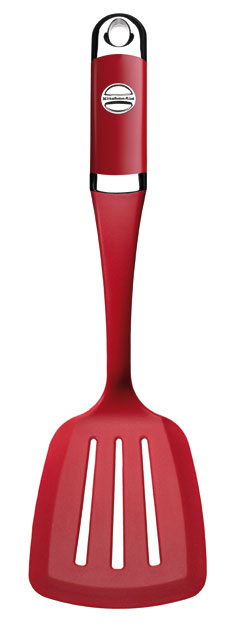 Silicone Slotted Turner Red